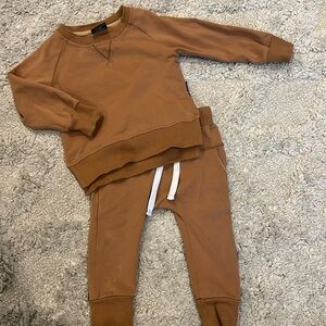 Gently worn Little Bipsy jogger set [12-18 mo]